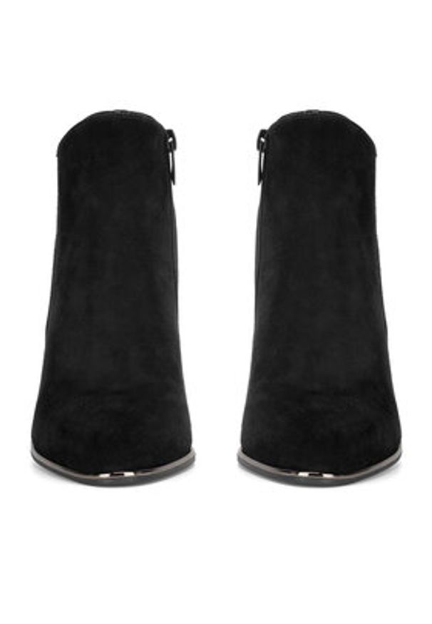 Lasocki Botki WYL3786-2Z Czarny. Kolor: czarny. Materiał: skóra, zamsz