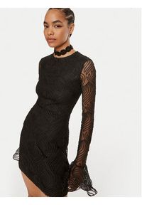 ROTATE Sukienka koktajlowa Rositana 112947100 Czarny Slim Fit. Kolor: czarny. Materiał: syntetyk. Styl: wizytowy #4