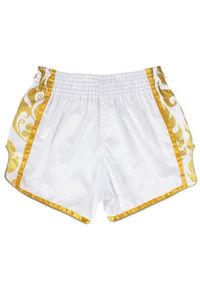 FAIRTEX - Spodenki Muay Thai Fairtex BSG2 Glory Białe/Złote M. Kolor: biały