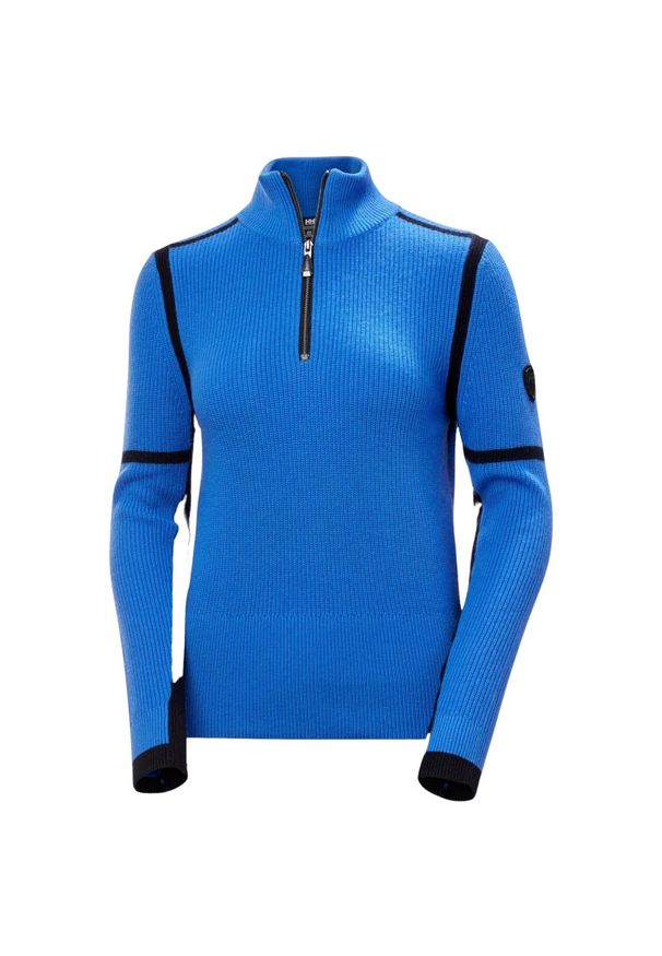 Damski sweter z dzianiny Helly Hansen Edge. Kolor: niebieski. Materiał: dzianina. Sezon: zima