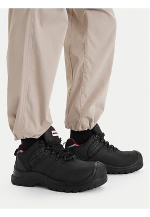 Hunter Półbuty HUNTER-SS-06 W Czarny. Kolor: czarny. Materiał: skóra, nubuk