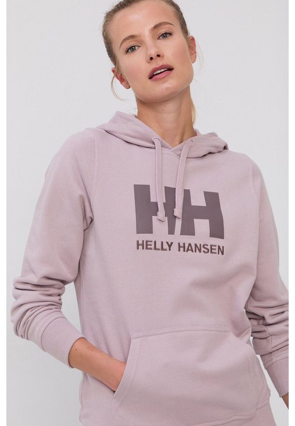 Helly Hansen - Bluza. Typ kołnierza: kaptur. Kolor: różowy. Długość rękawa: długi rękaw. Długość: długie