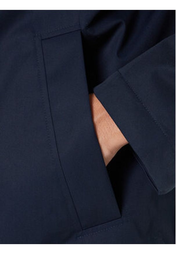 Marc O'Polo Parka 528 0022 71028 Granatowy Regular Fit. Typ kołnierza: polo. Kolor: niebieski. Materiał: bawełna, syntetyk