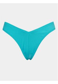 Calvin Klein Swimwear Dół od bikini KW0KW02350 Niebieski. Kolor: niebieski. Materiał: syntetyk #2