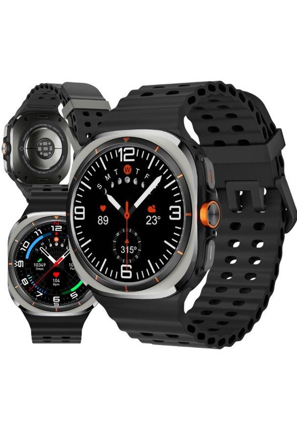 Smartwatch Diaway Smartwatch Zegarek Watch GPS Czarny Amoled Pro Rozmowy Sportowy Menu PL LTE U8 Ultra. Rodzaj zegarka: smartwatch. Kolor: czarny. Styl: sportowy