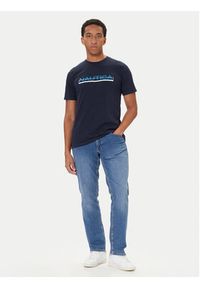 Nautica T-Shirt Koa N1S03430 Granatowy Regular Fit. Kolor: niebieski. Materiał: bawełna