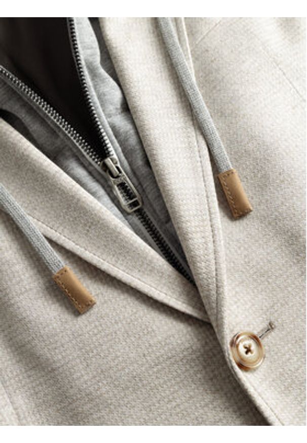 JOOP! Marynarka 17 JB-80Havardy-J12 30045045 Beżowy Slim Fit. Kolor: beżowy. Materiał: syntetyk