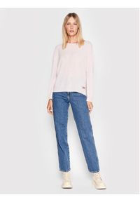 TwinSet - TWINSET Sweter 222TP3350 Różowy Regular Fit. Kolor: różowy. Materiał: wełna, kaszmir #5
