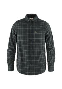 Fjällräven - Koszula turystyczna męska Fjallraven Ovik Flannel Shirt. Okazja: na co dzień. Kolor: czarny, szary, wielokolorowy. Styl: casual