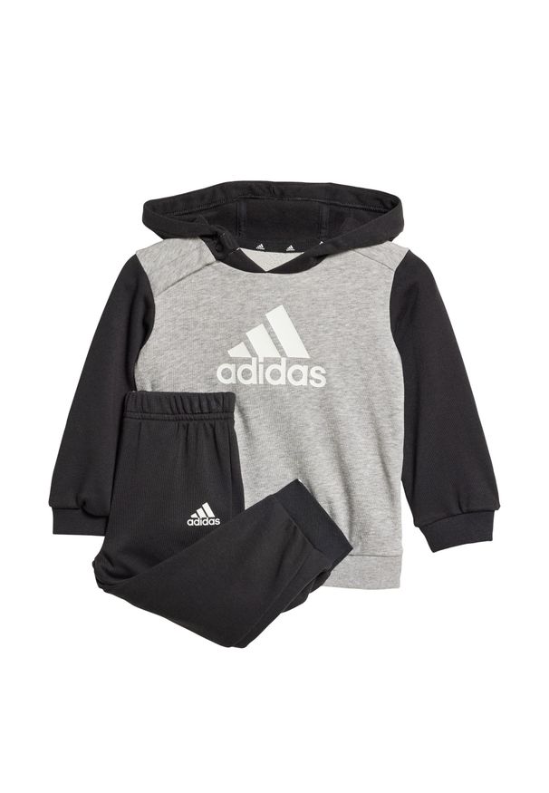 Adidas - Zestaw Essentials Colorblock Jogger Kids. Kolor: wielokolorowy, czarny, szary. Materiał: dresówka