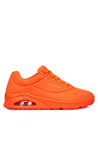 skechers - Sneakersy Skechers. Kolor: pomarańczowy