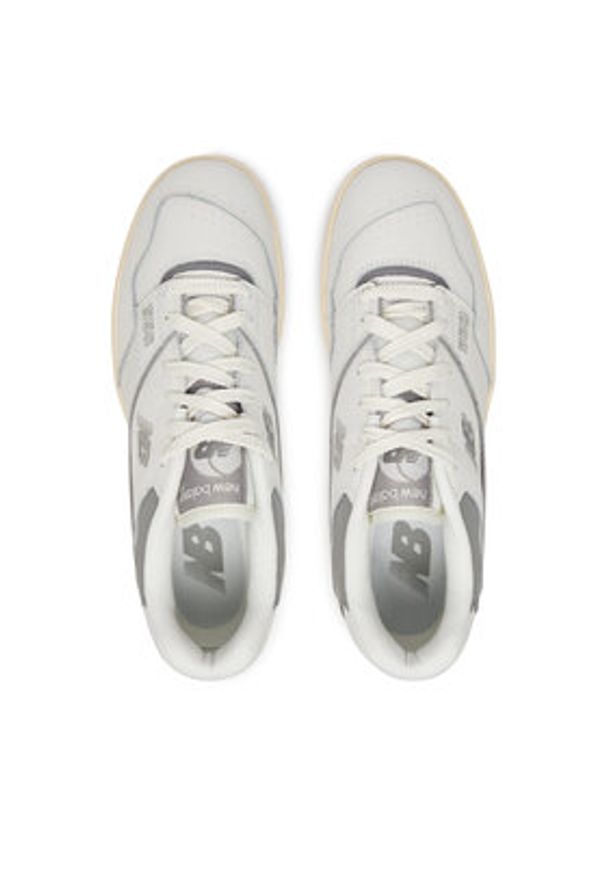 New Balance Sneakersy BB550PTC Biały. Kolor: biały. Materiał: skóra