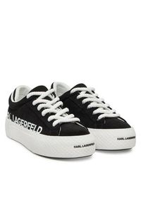 Karl Lagerfeld - KARL LAGERFELD Sneakersy KL60722 Czarny. Kolor: czarny. Materiał: skóra, zamsz #5