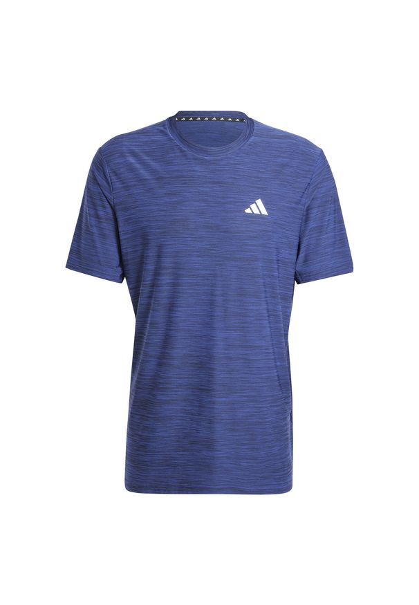 Adidas - Koszulka adidas Essentials Stretch. Kolor: niebieski, czarny, wielokolorowy. Materiał: materiał. Sport: fitness