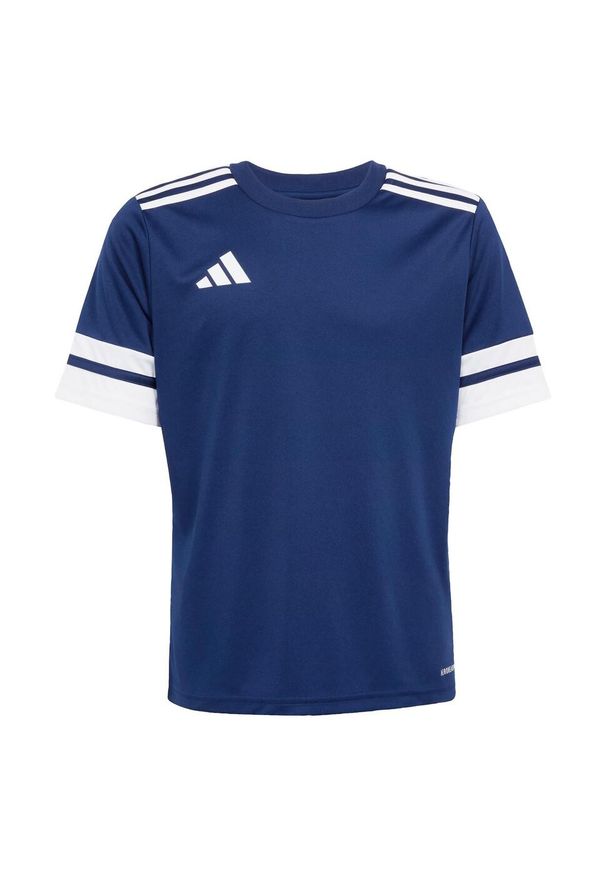 Adidas - Koszulka Squadra 25 Kids. Kolor: biały, wielokolorowy, niebieski. Materiał: materiał