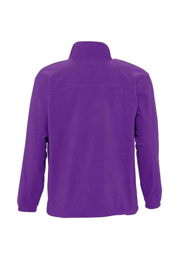 SOL'S - Bluza Polarowa Unisex Dla Dorosłych North. Kolor: fioletowy. Materiał: polar. Sezon: zima