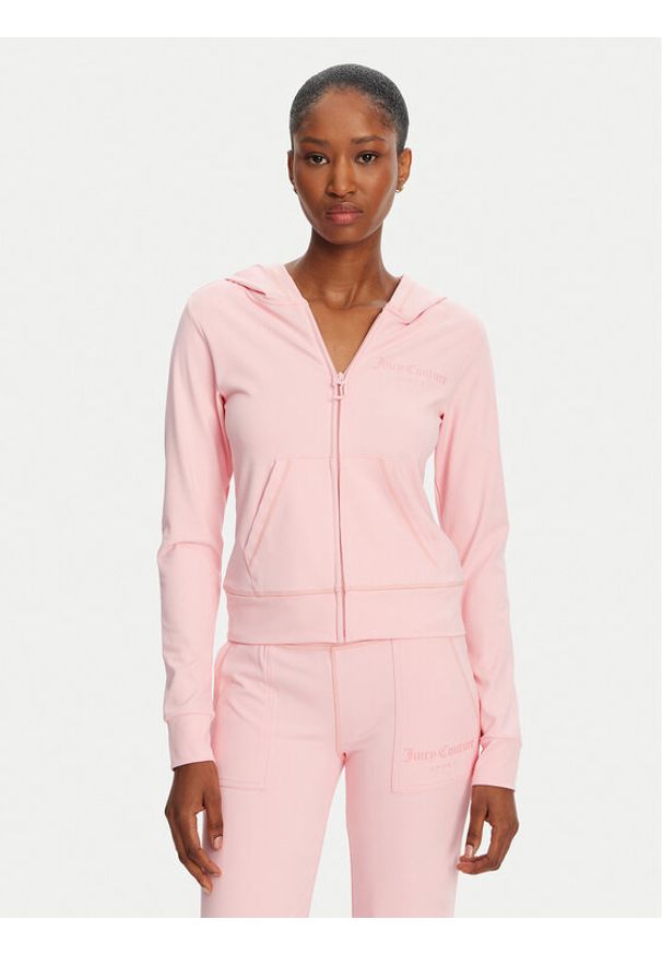 Juicy Couture Bluza Active JCSAS125401 Różowy Slim Fit. Kolor: różowy. Materiał: syntetyk