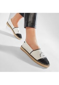 Karl Lagerfeld - KARL LAGERFELD Espadryle KL80108 Biały. Kolor: biały. Materiał: materiał #8