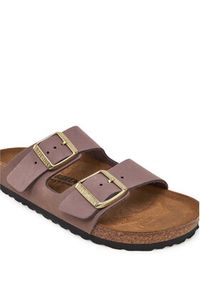 Birkenstock Klapki Arizona 1029428 Fioletowy. Kolor: fioletowy. Materiał: skóra, nubuk