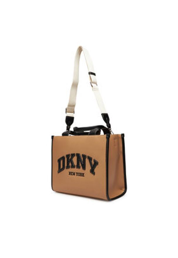 DKNY Torebka R52AZR57 Brązowy. Kolor: brązowy. Materiał: skórzane