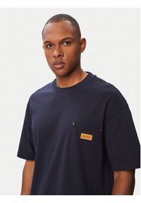 Hugo - HUGO T-Shirt Nevado 50564045 Granatowy Loose Fit. Kolor: niebieski. Materiał: bawełna #3
