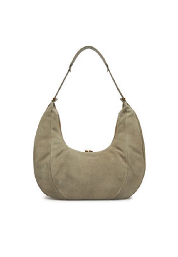 Pinko - PINKO Torebka Slouchy Hobo Big PE 25 PLTT 104295 A29N Szary. Kolor: szary. Materiał: skórzane, zamszowe