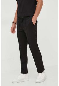 Armani Exchange spodnie męskie kolor czarny w fasonie chinos. Kolor: czarny #1