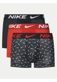 Nike Komplet 3 par bokserek 000PKE1156 Kolorowy. Materiał: syntetyk. Wzór: kolorowy