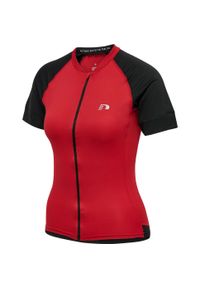 NewLine - Damski dżersej z pełnym zamkiem błyskawicznym Newline Core. Kolor: czerwony, wielokolorowy, różowy. Materiał: jersey. Sport: kolarstwo #2