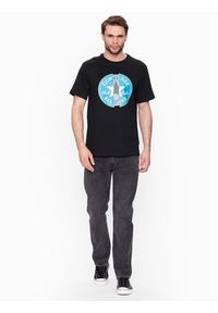 Converse T-Shirt Classic Remix 10025488-A01 Czarny Standard Fit. Kolor: czarny. Materiał: bawełna #2