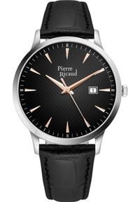 Zegarek Pierre Ricaud Zegarek męski Pierre Ricaud P91023.52R4Q czarny. Kolor: czarny #1