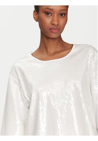 Marella T-Shirt Gardone 2513971024 Écru Boxy Fit. Materiał: bawełna