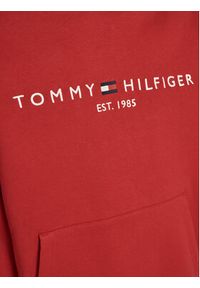 TOMMY HILFIGER - Tommy Hilfiger Bluza Logo Hoody MW0MW11599 Czerwony Regular Fit. Kolor: czerwony. Materiał: bawełna #3