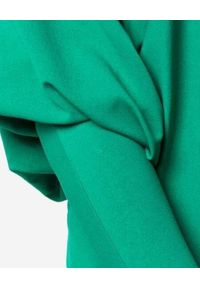 ALEXANDRE VAUTHIER - Zielona sukienka z odkrytymi plecami. Kolor: zielony. Materiał: materiał. Długość rękawa: długi rękaw. Długość: mini #4