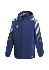 Adidas - Kurtka piłkarska dla dzieci adidas Tiro 21 Windbreaker. Kolor: niebieski. Sport: piłka nożna #1