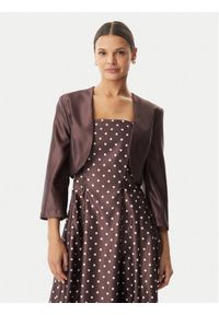 Rinascimento Bolerko CFC0127677003 Brązowy ciemny Regular Fit. Kolor: brązowy. Materiał: syntetyk #1