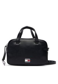 Tommy Jeans Torebka Tjw City Trunk Crossover AW0AW18084 Czarny. Kolor: czarny. Materiał: skórzane #1