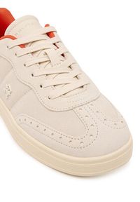 TOMMY HILFIGER - Tommy Hilfiger Sneakersy Heritage FW0FW08822 Écru. Materiał: zamsz, skóra #6