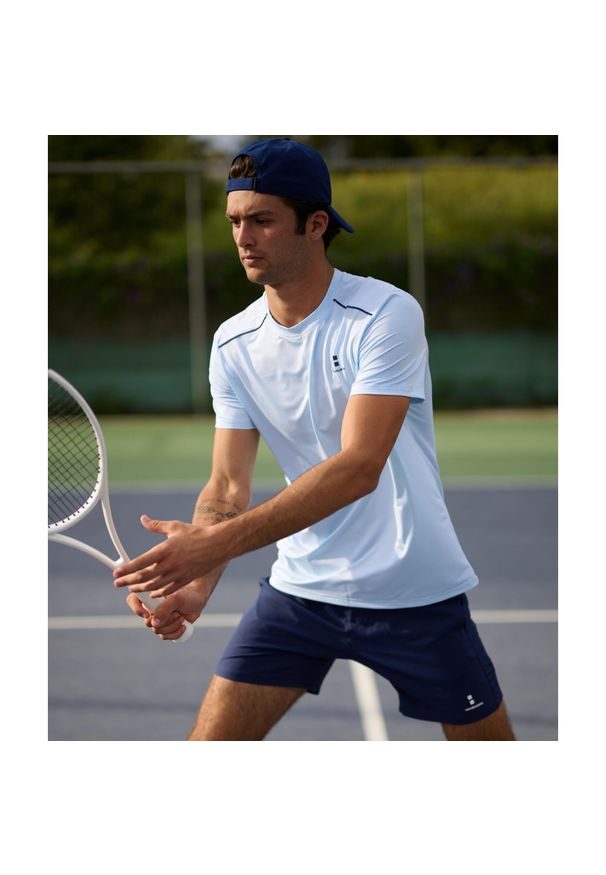 NORDICDOTS - Koszulka sportowa męska Performance. Kolor: niebieski