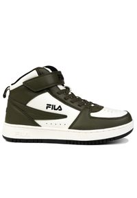 Buty dziecięce sportowe Fila LEVANTO MID KIDS. Kolor: zielony, biały, wielokolorowy. Sport: turystyka piesza