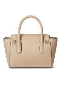 Lauren Ralph Lauren - LAUREN RALPH LAUREN Torebka 431969349005 Beżowy. Kolor: beżowy. Materiał: skórzane