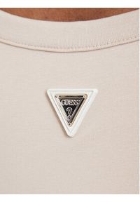 Guess Body V4YP07 J1314 Beżowy Slim Fit. Kolor: beżowy. Materiał: bawełna #3