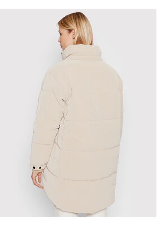 Calvin Klein Jeans Kurtka zimowa J20J216873 Beżowy Oversize. Kolor: beżowy. Materiał: syntetyk. Sezon: zima