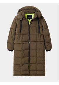 Desigual Płaszcz zimowy 23WWEW39 Zielony Oversize. Kolor: zielony. Materiał: syntetyk. Sezon: zima #4