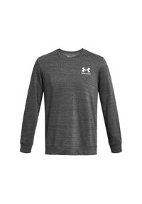Bluza z okrągłym dekoltem Under Armour Rival Terry LC. Kolor: szary, czarny, biały, wielokolorowy. Materiał: materiał. Sport: fitness #1