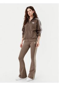 Adidas - adidas Bluza adicolor Classic Firebird JC8253 Beżowy Loose Fit. Kolor: beżowy. Materiał: syntetyk