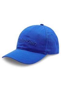 Czapka z daszkiem Calvin Klein Embroidery K50K505737 C85. Kolor: niebieski. Materiał: bawełna, materiał #1