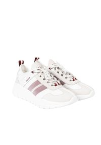 Bally Sneakersy "Brody-T" | 6231455 | Brody-T | Mężczyzna | Biały. Kolor: biały. Materiał: tkanina, skóra. Wzór: nadruk