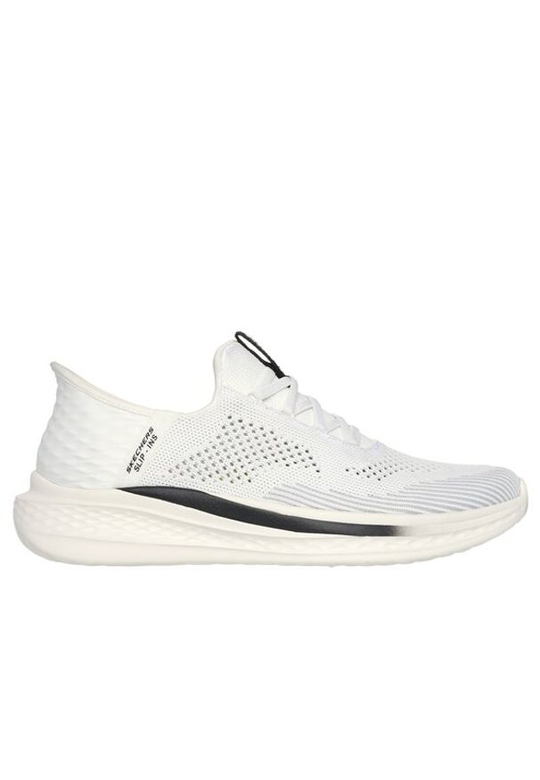 skechers - Skechers Sneakersy Slade Quinto 210810/WHT Biały. Kolor: biały. Materiał: materiał