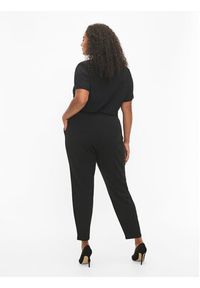 Zizzi Spodnie materiałowe V90132D Czarny Slim Fit. Kolor: czarny. Materiał: syntetyk #3